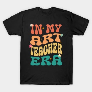 In My Art Teacher Era Groovy Wavy T-Shirt